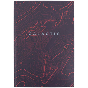 Notebook Earth Colors 8422-576-A, A4, 96 sheets,  squared, Galactic