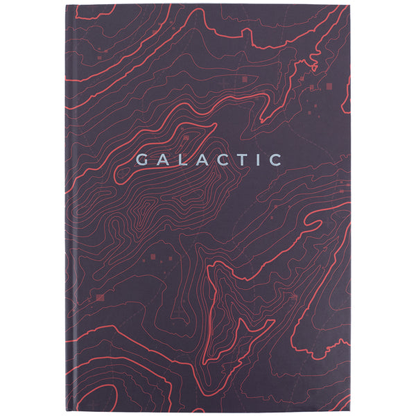 Notebook Earth Colors 8422-576-A, A4, 96 sheets,  squared, Galactic
