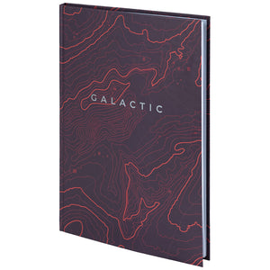 Notebook Earth Colors 8422-576-A, A4, 96 sheets,  squared, Galactic