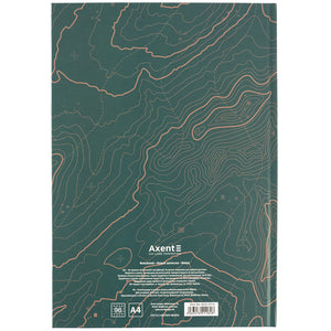 Notebook Earth Colors 8422-577-A, A4, 96 sheets,  squared, Curious