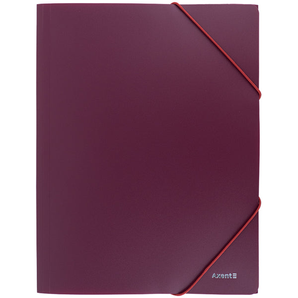 Folder with elastic bands Axent Earth colors 1504-14-A, A4, burgundy
