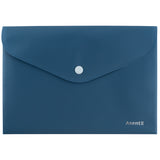 Folder with button Axent Earth colors 1522-29-A, A5, blue
