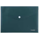 Folder with button Axent Earth colors 1522-30-A, A5, green