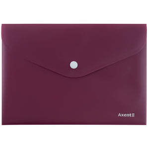 Folder with button Axent Earth colors 1522-31-A, A5, bordo