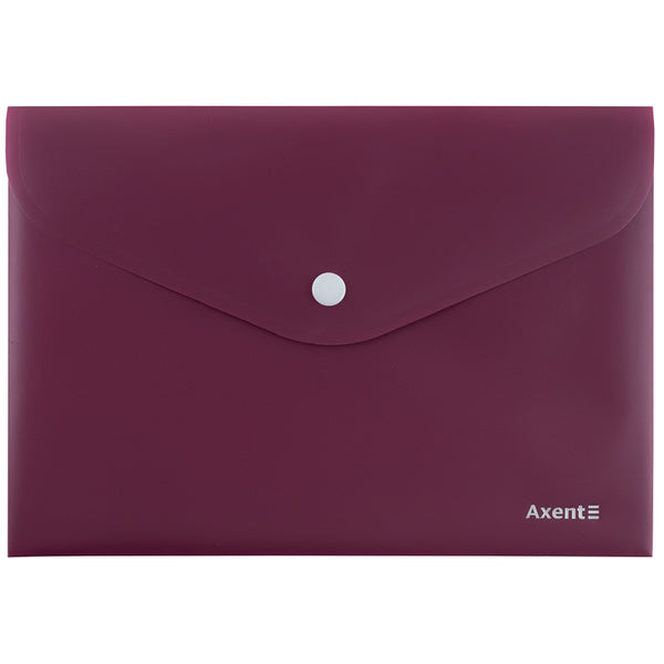 Folder with button Axent Earth colors 1522-31-A, A5, bordo