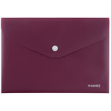 Folder with button Axent Earth colors 1522-31-A, A5, bordo