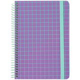 Spiralnotizbuch Axent 8460-3-A, A5, 120 Blätter, Zelle, Hardcover, lila