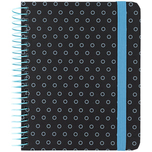 Spiral notebook Axent 8461-3-A, B6+, 120 sheets, squared, hard cover, graphite