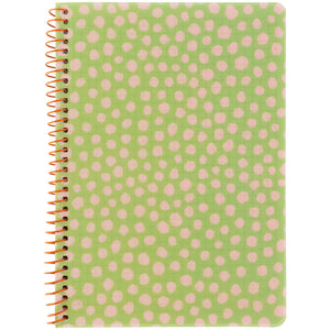 Spiral notebook Axent 8462-1-A, A5, 80 sheets, squared, plastic cover, light green