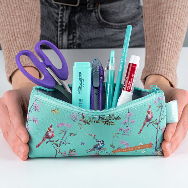 Pencil case with a zipper Axent Olga Selyshcheva, Spring 1454-1-А