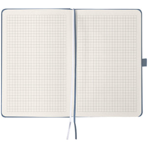 Notebook Axent Partner 8201-62-A, 125x195 mm, 96 sheets,  squared, grey