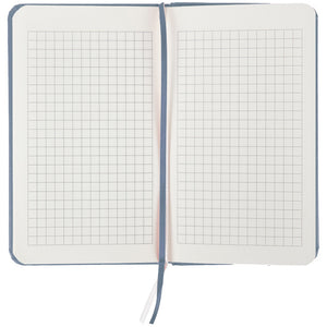 Notizbuch Axent Partner 8301-62-A, 95x140 mm, 96 Blatt, Zelle, grau