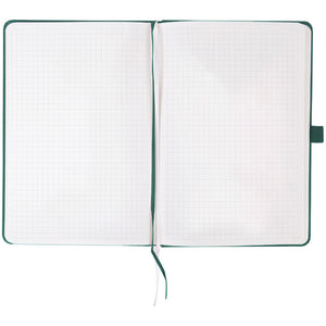 Notizbuch Axent Partner Prime 8305-61-A, 145x210 mm, 96 Blatt, Zelle, waldgrün