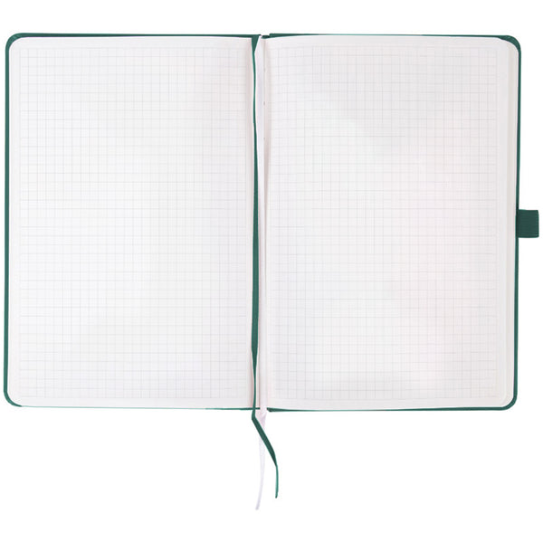 Notizbuch Axent Partner Prime 8305-61-A, 145x210 mm, 96 Blatt, Zelle, waldgrün