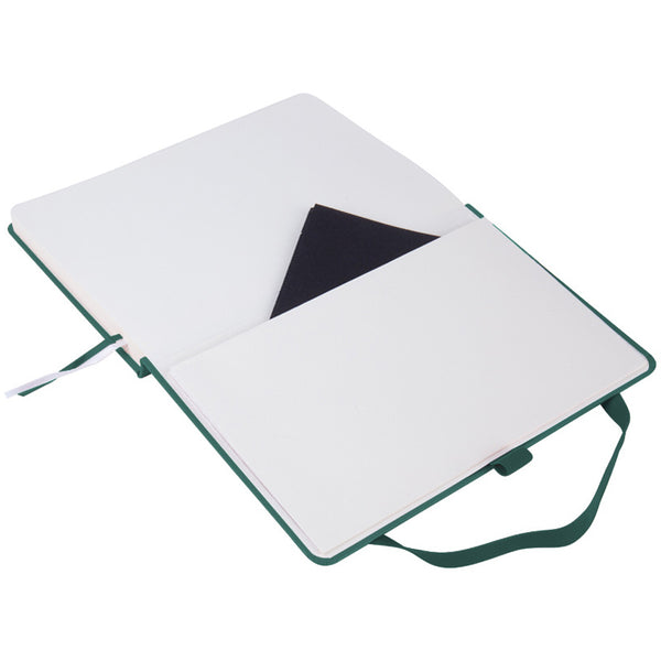 Notizbuch Axent Partner Prime 8305-61-A, 145x210 mm, 96 Blatt, Zelle, waldgrün