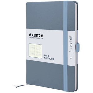 Notebook Axent Partner Prime 8305-62-A, 145x210 mm, 96 sheets,  squared, grey