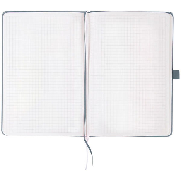 Notebook Axent Partner Prime 8305-62-A, 145x210 mm, 96 sheets,  squared, grey