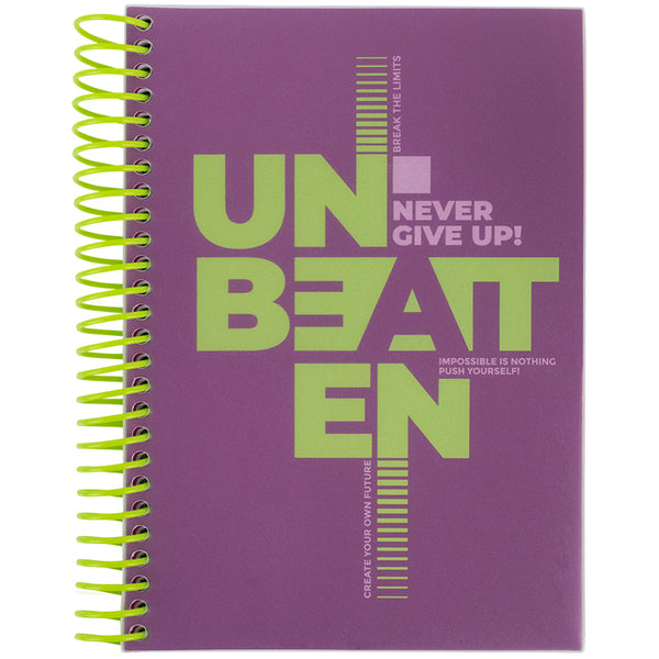 Notebook with dividers Axent 8405-09-A, A5, 120 sheets, squared, purple
