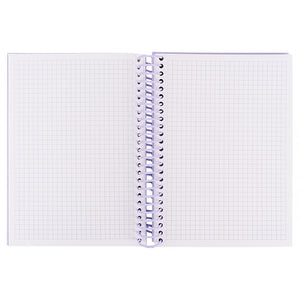Spiral notebook Axent Happy 8464-2-A, A5, 120 sheets, squared, hard cover