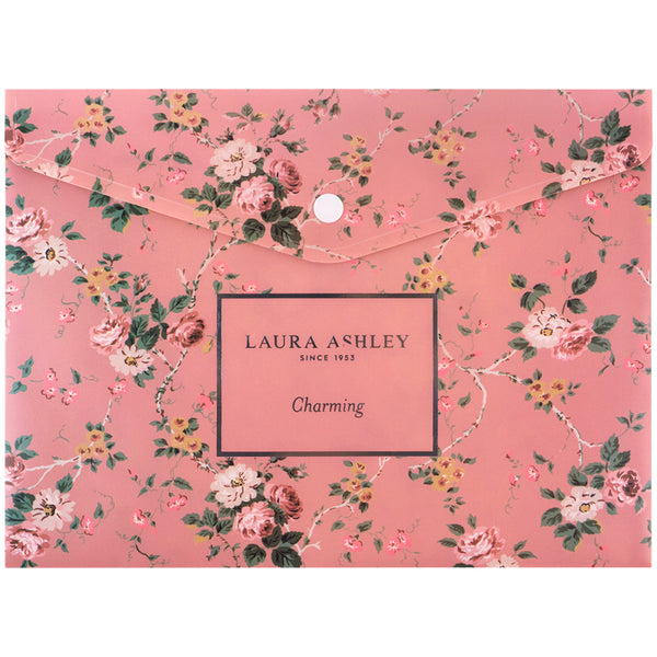 Folder with button Axent Laura Ashley, Charming 1496-30-A, A5+