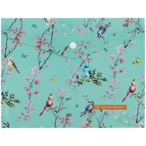 Folder with button Axent Olga Selyshcheva, Spring 1496-33-A, A5+