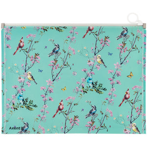 Zipper folder zip-lock Axent Olga Selyshcheva, Spring 1497-33-A, A4+