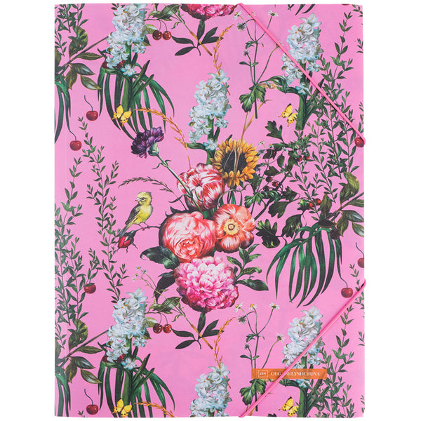 Folder with elastic bands Axent Olga Selyshcheva, Summer 1509-34-A, A4+
