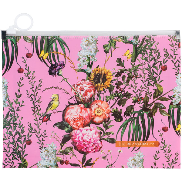 Zipper folder zip-lock Axent Olga Selyshcheva, Summer time 1498-34-A, A5+