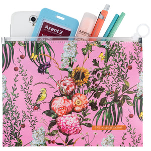 Zipper folder zip-lock Axent Olga Selyshcheva, Summer time 1498-34-A, A5+