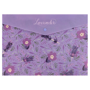 Folder with button Axent Lavender-1 1495-36-A, A4
