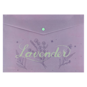 Folder with button Axent Lavender-2 1495-37-A, A4