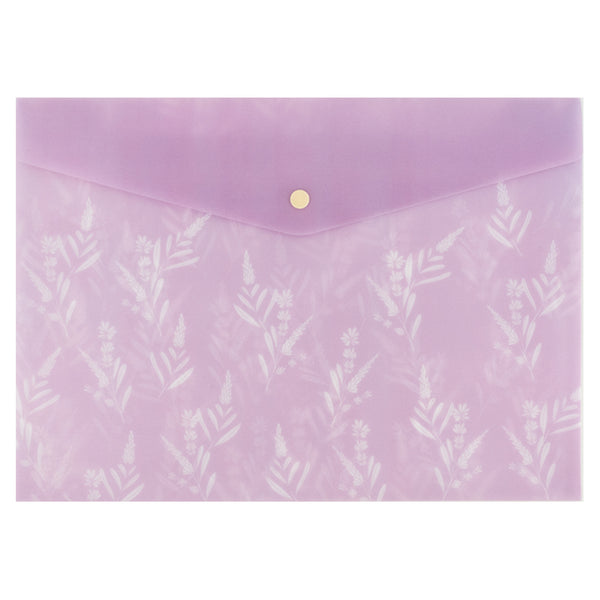 Knopfmappe Axent Lavendel-3 1495-38-A, A4