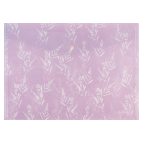 Knopfmappe Axent Lavendel-3 1495-38-A, A4