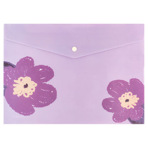 Folder with button Axent Lavender-4 1495-39-A, A4