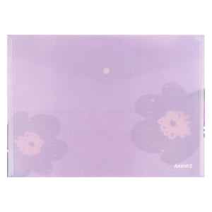 Folder with button Axent Lavender-4 1495-39-A, A4
