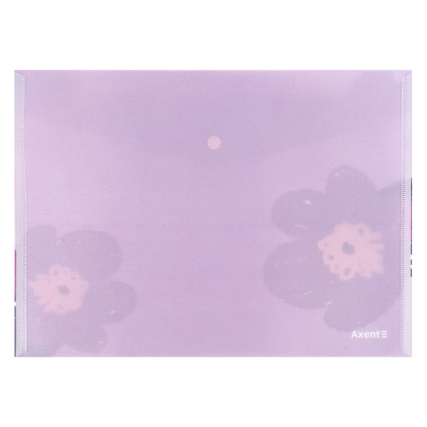 Folder with button Axent Lavender-4 1495-39-A, A4