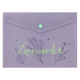 Folder with button Axent Lavender-2 1496-37-A, A5+