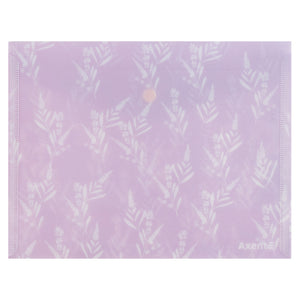 Folder with button Axent Lavender-3 1496-38-A, A5+
