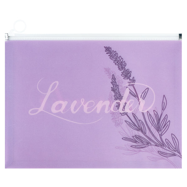 Zipper folder zip-lock Axent Lavender-1 1497-36-A, A4+