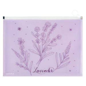 Zipper folder zip-lock Axent Lavender-2 1497-37-A, A4+