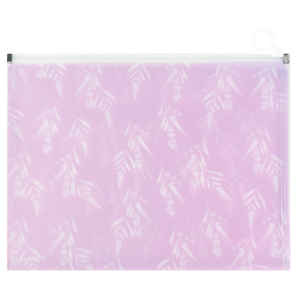 Zipper folder zip-lock Axent Lavender-3 1497-38-A, A4+