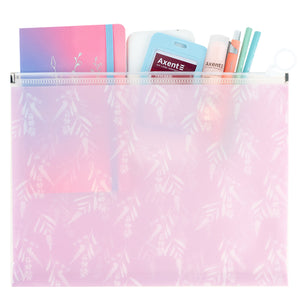 Zipper folder zip-lock Axent Lavender-3 1497-38-A, A4+