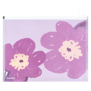 Zipper folder zip-lock Axent Lavender-4 1497-39-A, A4+