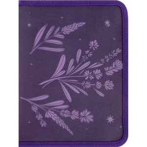 Extensional folder with zipper Axent Lavender-1 1805-36-A, A5+