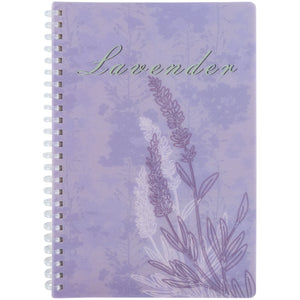 Spiralnotizbuch Axent Lavender 3 8033-3-A, A5, 80 Blatt, Zelle, Kunststoffabdeckung