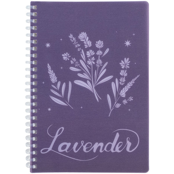 Spiral notebook Axent Lavender 4 8033-4-A, A5, 80 sheets, squared, plastic cover