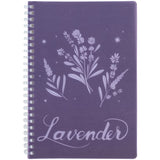 Spiral notebook Axent Lavender 4 8033-4-A, A5, 80 sheets, squared, plastic cover