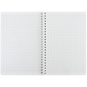 Spiral notebook Axent Lavender 4 8033-4-A, A5, 80 sheets, squared, plastic cover
