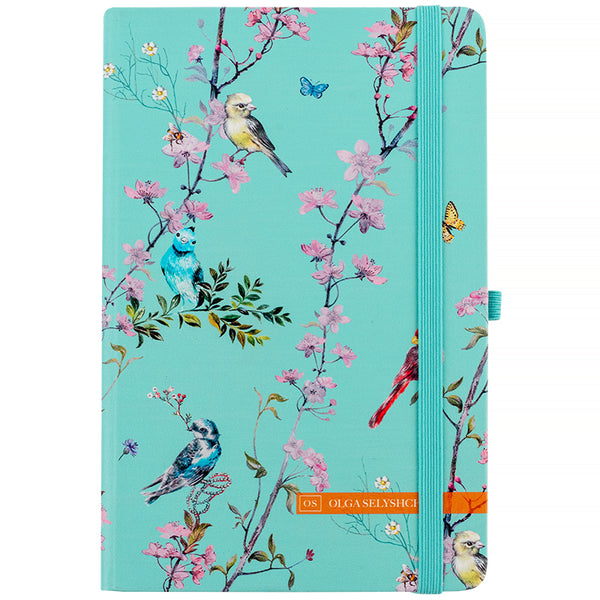 Notebook Partner Olga Selyshcheva, Spring 8621-1-A-OS, 125x195 mm, 96 sheets,  squared