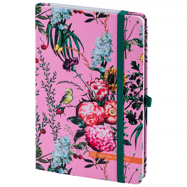 Notebook Partner Olga Selyshcheva, Summer Time 8621-3-A-OS, 125x195 mm, 96 sheets,  squared